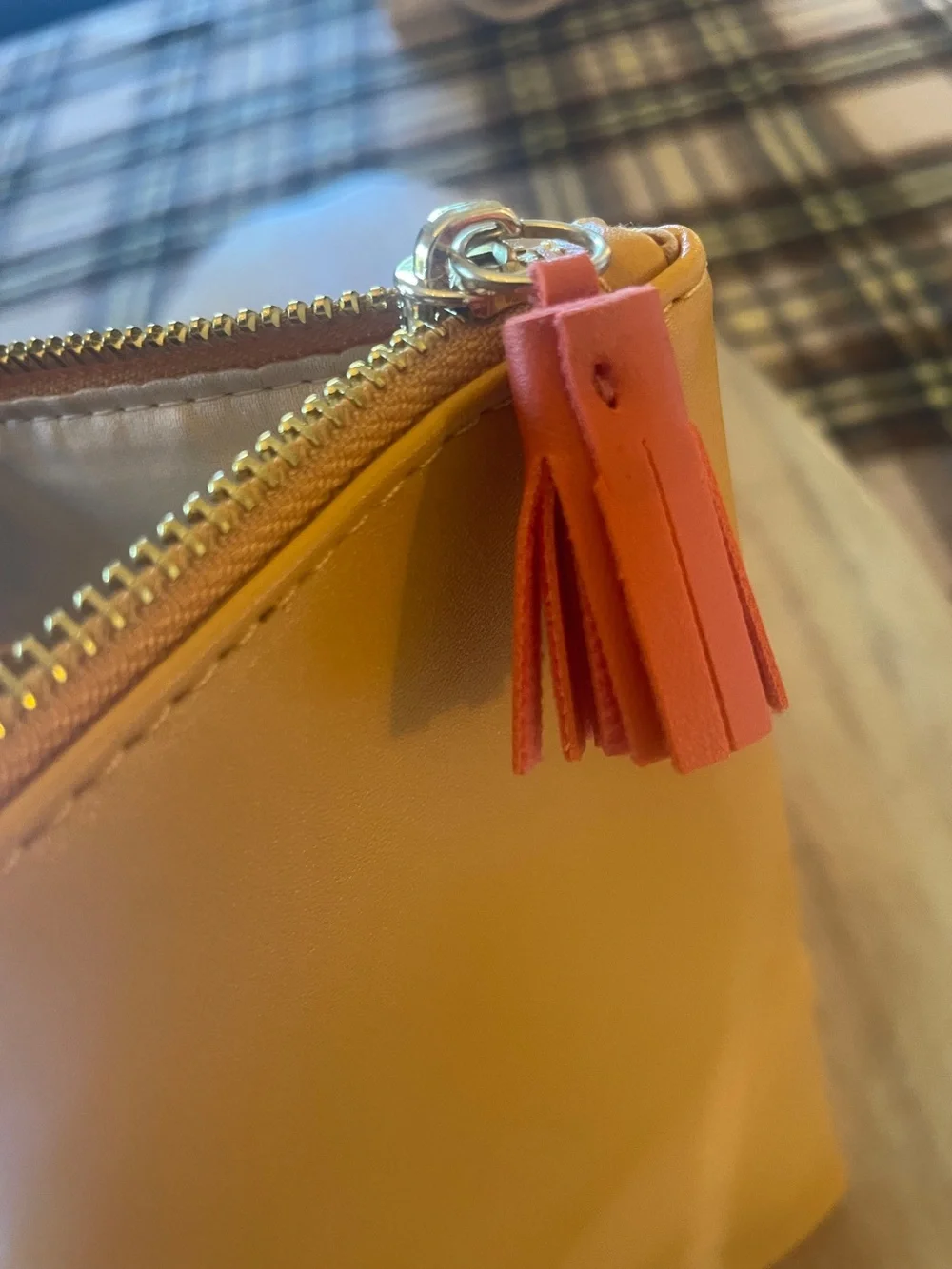 Rachel‎ Pally Zahara Reversible Floral Mustard Folding Clutch NWOT